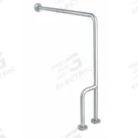 APPROVED VENDOR Floor to Wall Grab Bar: Angled, 30 in Lg, 1 1/2 in Dia, Stainless Steel, Left-Hand (MPN 4WMH2). Key specifications — Brand: APPROVED VENDOR; Mount Orientation: Left-Hand.