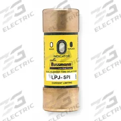 BUSSMANN Fuse: LPJ-I Series, Class J, Cylindrical Body, Time-Delay, 6 A, 600 V AC, 300 V DC (MPN LPJ-6SPI). Key specifications — attr1287274: LPJ-I; attr211200: BUSSMANN.