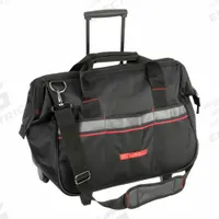 WESTWARD Tool Bag: 22 in W 10 in D 17 1/2 in H, Polyester, Black, 15 Inside Pockets, Polyester (MPN 32PJ39). Key specifications — attr1116417: Shoulder Straps; attr1116432: WESTWARD; attr1116408: Black.