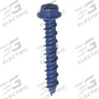APPROVED VENDOR Concrete Anchor Screw: 1 1/4 in Overall Lg, 3/16 in Dia, Steel, Blue Ruspert, 100 PK (MPN U70525.018.0125). Key specifications — Material Grade/Class: Case Hardened; Removable: Removable; System of Measurement: Inch; Tip Type: Self-Tapping; Brand: APPROVED VENDOR; Screw Anchor Type: Concrete Screw Anchor; Anchor Type: Screw.