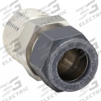 PARKER Compression Fitting Adapter: 5/8 in OD x 3/4 in Pipe Fitting Size - Single-Ferrule Stainless Steel Fittings
