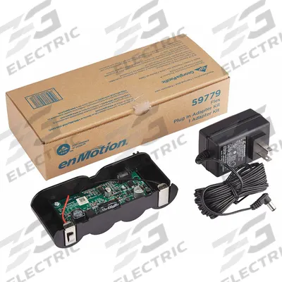 GEORGIA-PACIFIC Plug-In AC Adapter Kit: enMotion, Wall, 59762/59766/59798, 2 1/8 in Ht - Power Adapter Kits