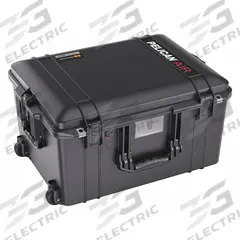 PELICAN Protective Case: 15 7/8 in x 21 in x 11 5/8 in Inside, No Foam, Black, Mobile, 13 lb Wt (MPN 1607AIRNF). Key specifications — Closure Type: Press and Pull Latches; Brand: PELICAN; Carry-On Size: No.