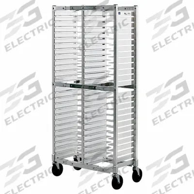 NEW AGE INDUSTRIAL Adjustable Pizza Pan Rack: 52 Slots, 2 in Betw Shelves, 62 1/8 in Ht - Pizza Pan Racks