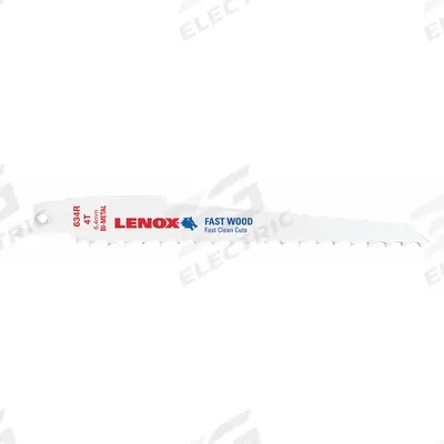 LENOX Reciprocating Saw Blade: 4 Teeth per Inch, 6 in Blade Lg, 0.05 in Blade Thick - Wood-Cutting & Pruning Blades