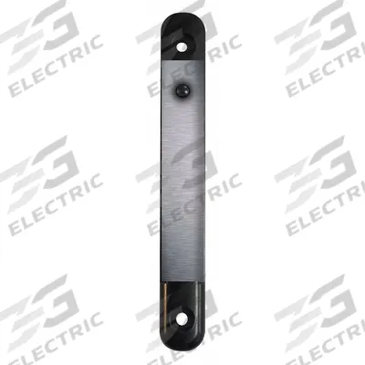 TENSABARRIER Magnetic Wall Receiver: Black, 2 in Overall Ht - Mountable Receivers for Retractable Belt Barriers