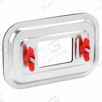 Duct Access Door: 6 in x 10 in, 22 ga, Steel, Thumbscrews, 2 1/8 in Observation Port Ht (MPN GRDO106GA). Key specifications — Brand: DUCTMATE; Material: Steel; For Duct Shape: Rectangular.