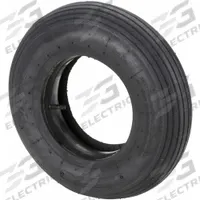 APPROVED VENDOR Replacement Tire and Inner Tube Kit: 3 25/32 in Tire Wd, Rubber, Ribbed, 4.00-8 (MPN 1NWX9). Key specifications — attr1099865: APPROVED VENDOR; attr1099861: Ribbed; attr1171882: 4.00-8.