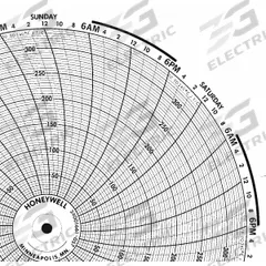 HONEYWELL Circular Paper Chart: Honeywell, 10°C to 340°C, BN 24001661-057, Honeywell, 100 PK. Key specifications — Compatible with Manufacturer Model Number: DR 4200 GP/EV; Brand: HONEYWELL; Units Measured: Temperature °C.
