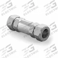 HAM-LET Check Valve: Poppet, Inline Valve Body, 8 mm Pipe Size, Let-Lok® x Let-Lok®, Let-Lok, FKM (MPN H-400-SS-L-8MM-5 PSI). Key specifications — Brand: HAM-LET; Seat Material: 316 Stainless Steel.