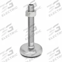 JW WINCO Male-End Leveling Mount: Swiveling Stud, 3/4"-10 Thread Size, 3.94 in, 3,822 lbf Capacity (MPN 31-100-3/4X10-150-B1-UK). Key specifications — Base Shape: Round; Load Capacity: 3,822 lbf; Thrust Pad Material: Buna-N; Includes: Rubber Pad.