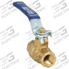 MILWAUKEE VALVE Manual Two-Way Ball Valve: 1/4 in, Brass, Straight, FNPT x FNPT, Full Port Ball Port (MPN BA-475BMS 1/4). Key specifications — Brand: MILWAUKEE VALVE; Handle: Memory Stop Locking Lever.