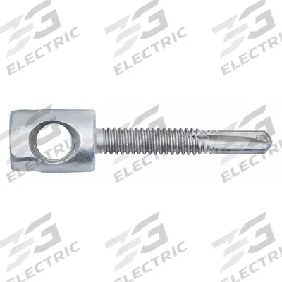 DEWALT Horizontal Rod Hanger: 3/8 in Overall Dia, 2 1/4 in Overall Lg, 1/4 in Screw Size - Rod Hangers for Steel