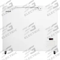 ACCUCOLD Lab Freezer: Chest, 8.4 cu ft, 0°C to 60°C, Manual Defrost Method, 27 1/4 in Overall Dp (MPN EL21LT). Key specifications — Defrost Method: Manual; Brand: ACCUCOLD; Door Hinge: Top.
