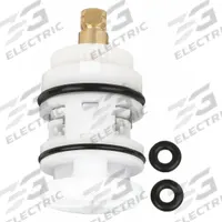 KISSLER Cartridge: For Valley Less Diverter Series, Use with Hot/Cold Water, Plastic, Plastic (MPN 46-1964). Key specifications — Compatible Series: Valley Less Diverter; For Water Temperature: Hot/Cold; Compatible Brand: Valley; Product Type: Cartridge; Includes: (1) Cartridge; Material: Plastic.