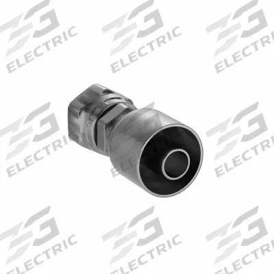 Parker Hydraulic Crimp Fitting: Steel x Steel, Straight, -12 For Hose Dash Size - Parker Crimp Hydraulic Hose Fittings with ORS Connection