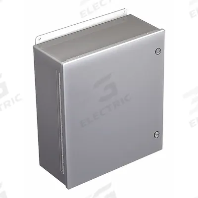 HOFFMAN Enclosure: Steel, 6 in x 6 in x 4 in, NEMA 12/4, Solid Cover - Steel Washdown Enclosures