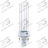 LEDVANCE/ SYLVANIA Compact Fluorescent Bulb: 2-Pin (GX23-2), T4, Fluorescent, 3000K, 13 W Watt (MPN 21119). Key specifications — Brand: LEDVANCE/ SYLVANIA; Bulb Designation: CF13DD/830/ECO; Dimmable: No; Color Temperature: 3000K.