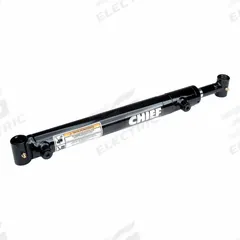 CHIEF Welded Hydraulic Cylinder: 1.5 in Bore Dia., 20 in Stroke Lg, 28 in Retracted Lg, 3,340 lb (MPN 288604). Key specifications — attr95618: Double Acting; attr98893: CHIEF.