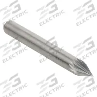 DREMEL Carving Bit: Tungsten Carbide, Arrow, 1/8 in Head Wd, 1/4 in Head Lg, 1/8 in Shank Dia (MPN 9909). Key specifications — attr1097418: Arrow; attr1097420: Tungsten Carbide; attr1097427: DREMEL.