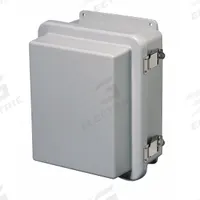 WIEGMANN Enclosure: Fiberglass, 20 in x 16 in x 10 in, NEMA 1/12/3R/4X/6P, Hinged, Solid Cover (MPN HW-RHJ201610CHQR). Key specifications — Brand: WIEGMANN; Closure Method: Padlock Hasp; Knockouts: Not Included.