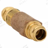 APOLLO Ball Cone Check Valve: Ball, Inline Valve Body, Bronze, 1/2 in Pipe Size, Press x Press, Std (MPN 61LF10301PR). Key specifications — Ball Material: RPTFE; Brand: APOLLO.