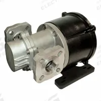 PULSAFEEDER Rotary Gear Pump Head: Magnetic Drive, 316 Stainless Steel, 1-1/2" DIN Flange, PTFE (MPN E75ULUR-S). Key specifications — Brand: PULSAFEEDER; Includes Relief Valve: No; Ports: 1-1/2" DIN Flange.
