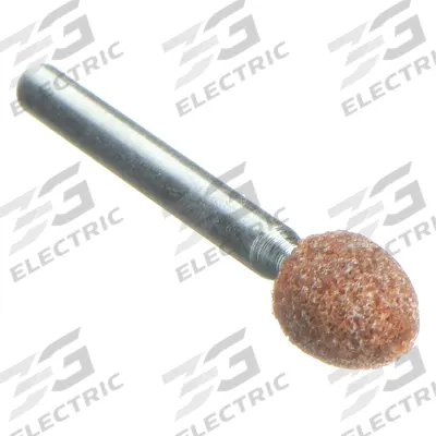 NORTON Vitrified Mounted Point: 1/4 in Dia, Aluminum Oxide, 60 Grit - General Purpose Mounted Points for Carbon Steel