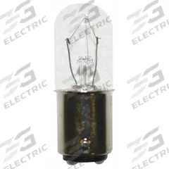 APPROVED VENDOR Incandescent Bulb: Incandescent, Double Contact Bayonet (BA15d), (T) Tubular, T6 (MPN C244-1). Key specifications — Light Color: White; Trade Number: C244-1; Voltage: 12V AC; Brand: APPROVED VENDOR; Bulb Shape: T6.