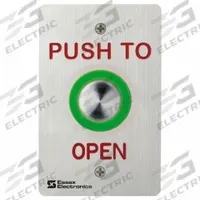 ESSEX Exit Push Button: 4 1/2 in Ht, 1 1/4 in Dp, 2 3/4 in Wd, Gray, Gray – Stainless Steel, Gray (MPN PEB-2SO). Key specifications — Color: Gray; Product Type: Exit Push Button; Operation Type: Push Button; ADA Compliant: No; Brand: ESSEX.