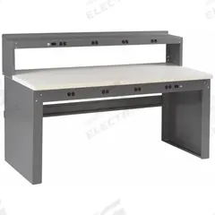 TENNSCO Workbench: Fixed Ht, Laminate, 72 in x 30 in, 750 lb Overall Load Capacity, Gray (MPN EB-2-3072P). Key specifications — Brand: TENNSCO.