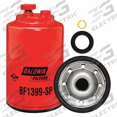 BALDWIN FILTERS Fuel Filter: Spin-On, 4 1/4 in Outside Dia, 1"-14 Thread Size, Cellulose - Spin-On Fuel Filters