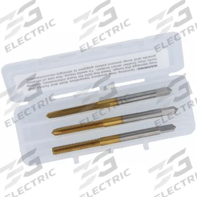 CLEVELAND Tap Kit: #6-40 UNF, H2 / 3B, 3 Flute - Three-Piece Hand Tap Sets