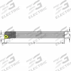 ULTRA-DEX USA Indexable Thread Turning Tool Holder: E12Q LSEL3 (MPN 920-000-300). Key specifications — attr257292: E12Q LSEL3.