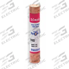 MERSEN Fuse: Class RK5, TRS-RID Series, Time-Delay, 40 A, 600 V AC, 300 V DC, Indicating (MPN TRS40RID). Key specifications — Series: TRS-RID.