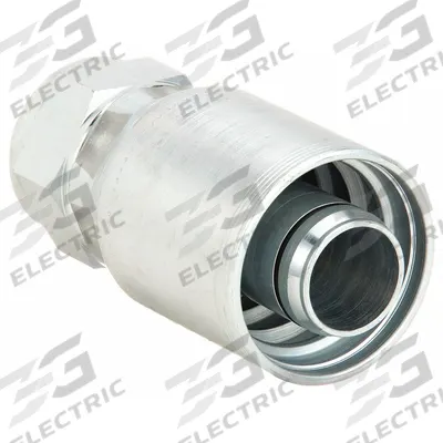 AEROQUIP Hydraulic Crimp Fitting: Steel x Steel, Straight, -16 For Hose Dash Size - Aeroquip Crimp Hydraulic Hose Fittings with JIC Connection