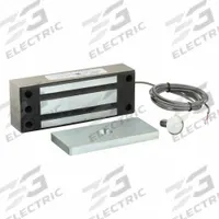 SECURITRON Electromagnetic Lock: 8 in Lg, 2 3/4 in Wd, 3 in Ht (MPN M62F). Key specifications — Release Delay: Instantaneous; Series: M62; Material: Stainless Steel; Brand: SECURITRON.