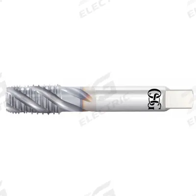 OSG Pipe Tap: 3/8"-19 BSPT, 4 Flute, Interrupted Thread, V Coated Cobalt (MPN 1658503008) - Interrupted-Thread Spiral-Flute Pipe Taps