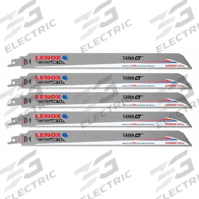 LENOX Reciprocating Saw Blade: 10 Teeth per Inch, 12 in Blade Lg, 0.05 in Blade Thick - Thick-Metal-Cutting Blades