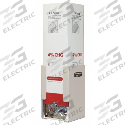 BOWMAN DISPENSERS Scrub Brush Dispenser: 5 7/16 in Overall Wd, 5 7/16 in Overall Dp - Surgical Scrub Brush Dispensers