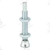 DE-STA-CO Swivel Foot Spindle: All-Steel, M10, 3 in Lg, 3 in Thread Lg, 3/16 in Spindle Dia (MPN 468206-M). Key specifications — Brand: DE-STA-CO; Thread Size: M10; Includes: Jam Nuts; Compatible with Series: 484; Spindle Construction: All-Steel.