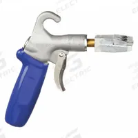 GUARDAIR Air Gun: Pistol-Grip Grip, Aluminum, 1/4 in Female NPT, 1 Nozzle(s), Straight, Focused (MPN 74GFA). Key specifications — attr1328526: Aluminum; attr1328500: Fan Nozzle; attr1328508: GUARDAIR; attr1328515: No; attr1328533: Yes.