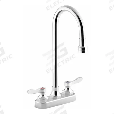 KOHLER Gooseneck Bathroom Faucet: Triton Bowe, Brass, Polished Chrome Finish - Centerset Handle Bathroom Faucets