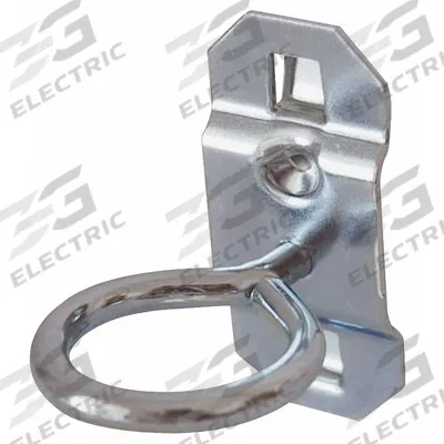 APPROVED VENDOR Single Ring Tool Holder: 1 1/2 in x 1 in, Hanging, Surface - Ring Toolholders for Square-Hole Pegboard