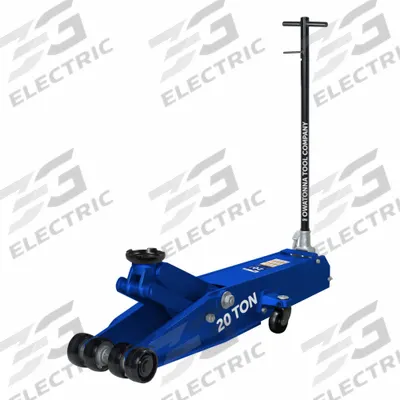 OTC Service Jack: Steel, Foot Pedal, Mechanical, 20 ton Load Capacity - Trolley Floor Jacks