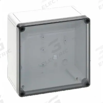 RITTAL Enclosure: Fiberglass Reinforced Polycarbonate, 7 in x 7 in x 4 in, NEMA 4X - Nonmetallic Enclosures
