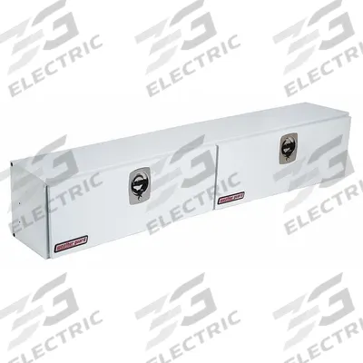 WEATHER GUARD Topside Truck Box: Topside Truck Box, Double Drop-Down Doors Lid, D-Handle - Double Drop-Down Door Topside Boxes