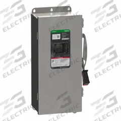 SCHNEIDER Safety Switch: Non-Fusible, 100 A, Three Phase, 600V AC/DC, 316 Stainless Steel (MPN VHU363NSSGL). Key specifications — attr867131: SCHNEIDER.