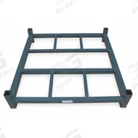 APPROVED VENDOR Stack Rack Base: 48 in x 48 in x 6 1/4 in, Open Decking, 2,000 lb Load Capacity (MPN BB2-4848H). Key specifications — Material: Steel; Brand: APPROVED VENDOR; Decking Style: Open; Color: Gray; Finish: Powder Coated.