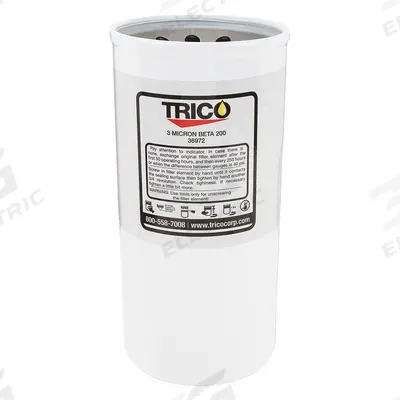 TRICO Hydraulic Filter Element: 60 gpm Max Flow Rate, 120 psi Max Pressure - Replacement Filters for Filtration Carts